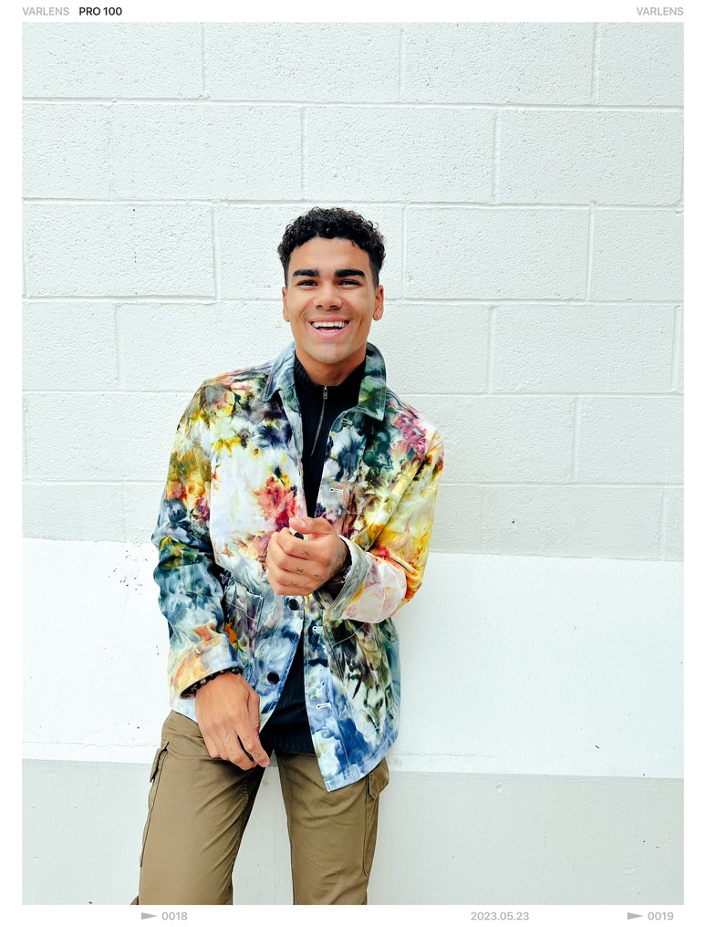 Styles in expressive jacket