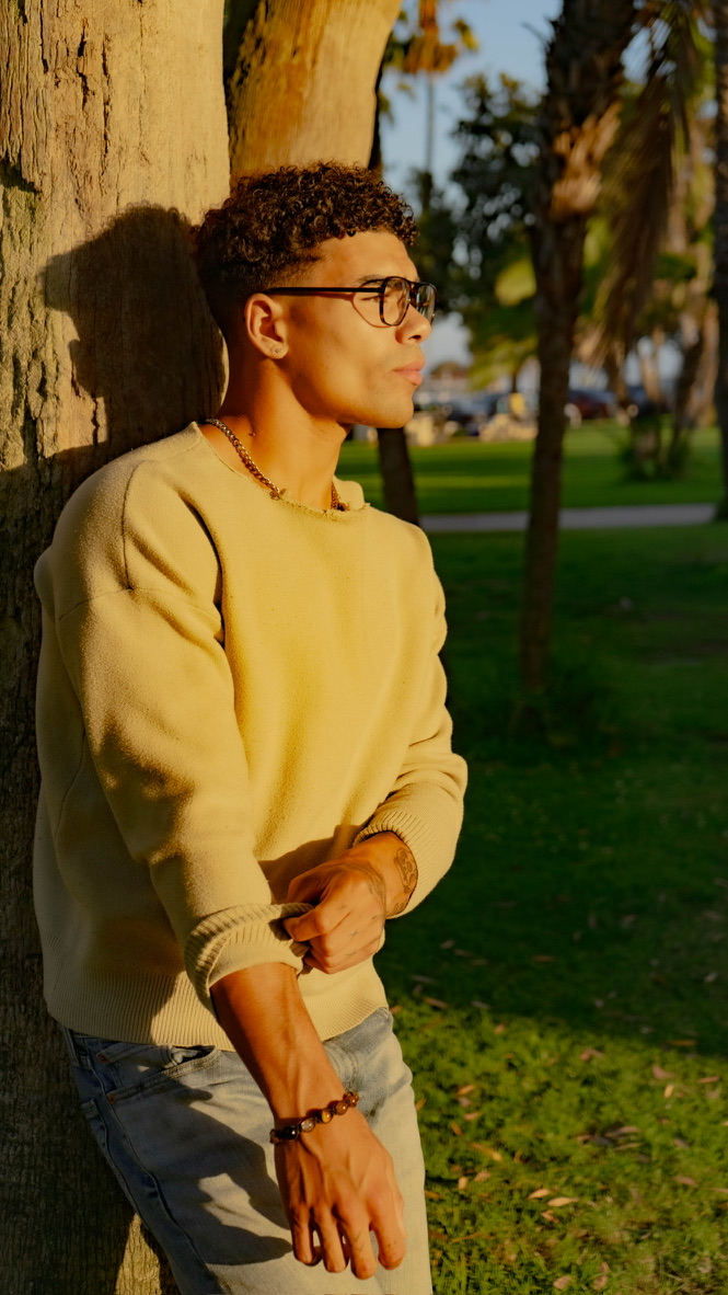 Styles in golden hour